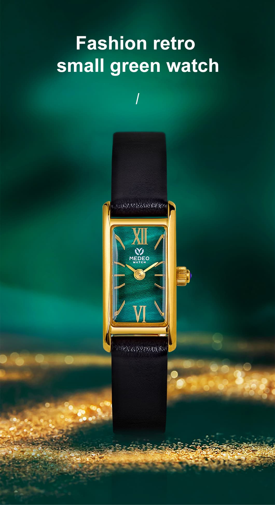Green Dial Quartz Watches for Ladies